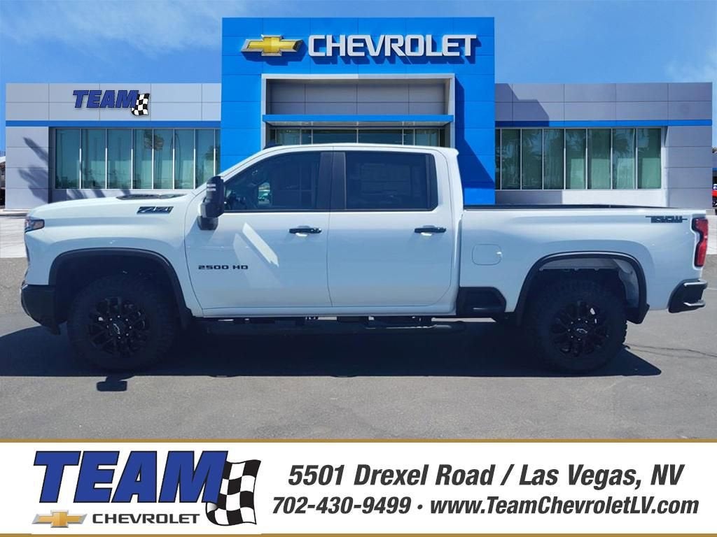 2026 Chevrolet Silverado 2500 HD LT in Summit White — front three-quarter view
