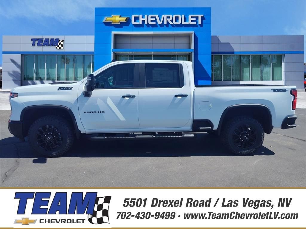 2026 Chevrolet Silverado 2500 HD LT in Summit White — front three-quarter view