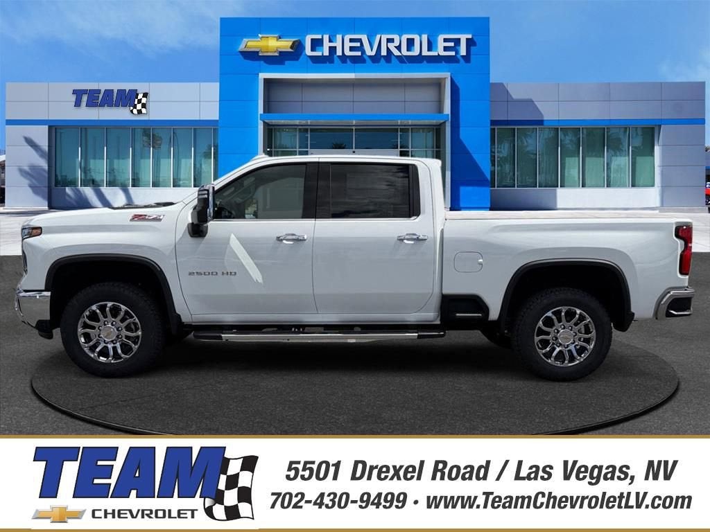 2026 Chevrolet Silverado 2500 HD LTZ in Summit White — front three-quarter view