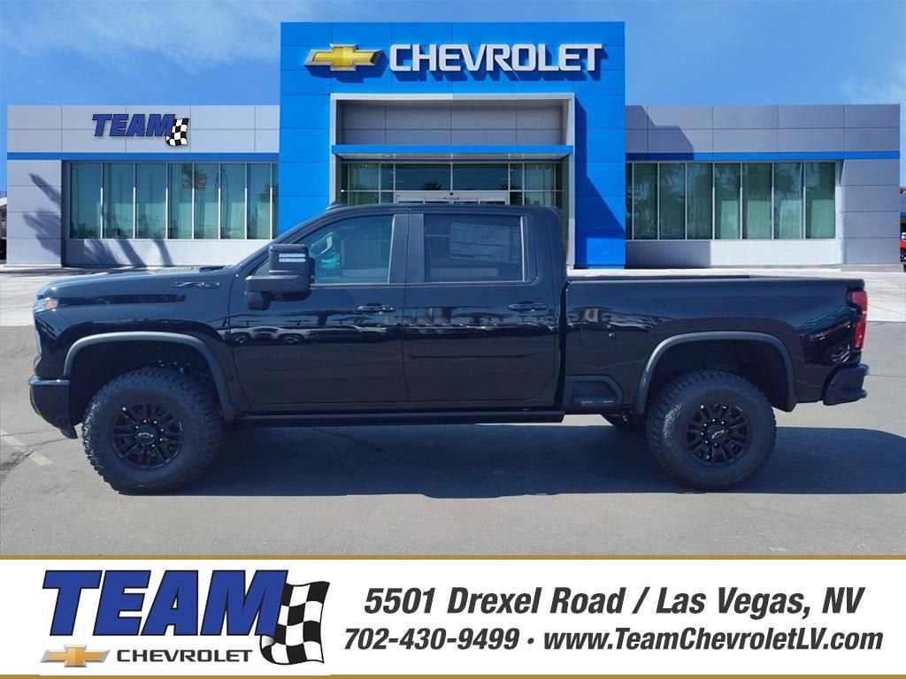 2026 Chevrolet Silverado 2500 HD ZR2 in Black — front three-quarter view
