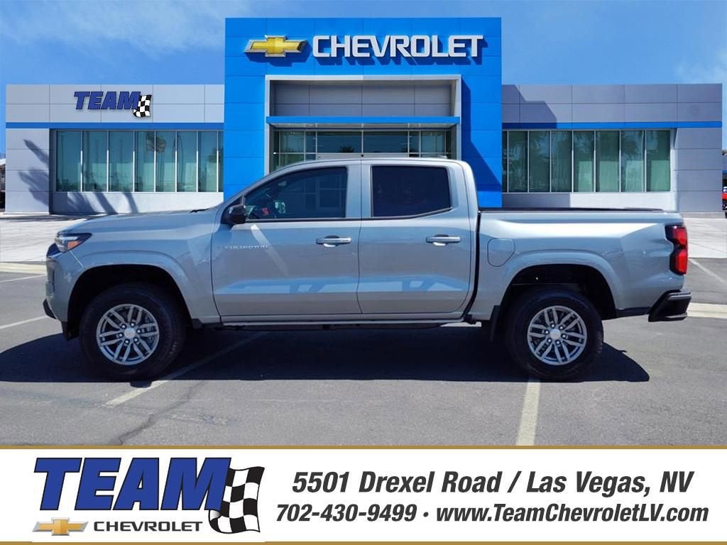 2026 Chevrolet Colorado LT in Sterling Gray Metallic — front three-quarter view
