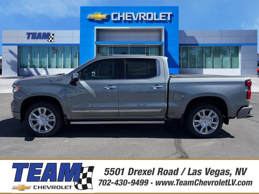 2026 Chevrolet Silverado 1500 High Country in Sterling Gray Metallic — front three-quarter view