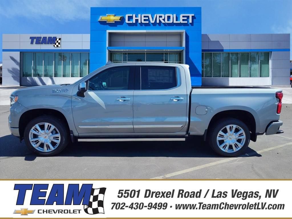 2026 Chevrolet Silverado 1500 High Country in Sterling Gray Metallic — front three-quarter view