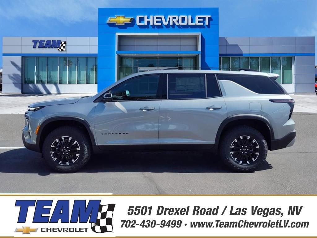 2026 Chevrolet Traverse Z71 in Sterling Gray Metallic — front three-quarter view