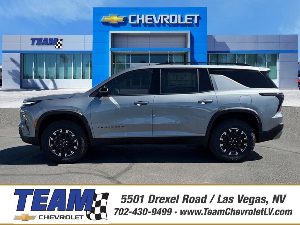 2026 Chevrolet Traverse Z71 in Sterling Gray Metallic — front three-quarter view