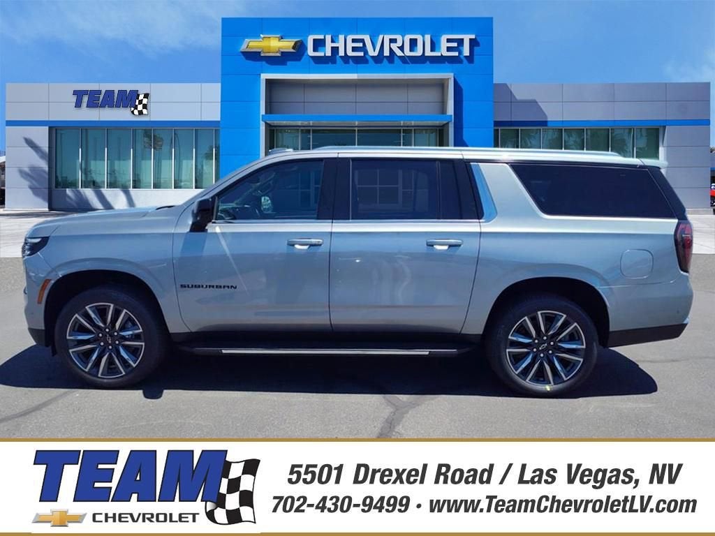 2026 Chevrolet Suburban LS in Sterling Gray Metallic — front three-quarter view