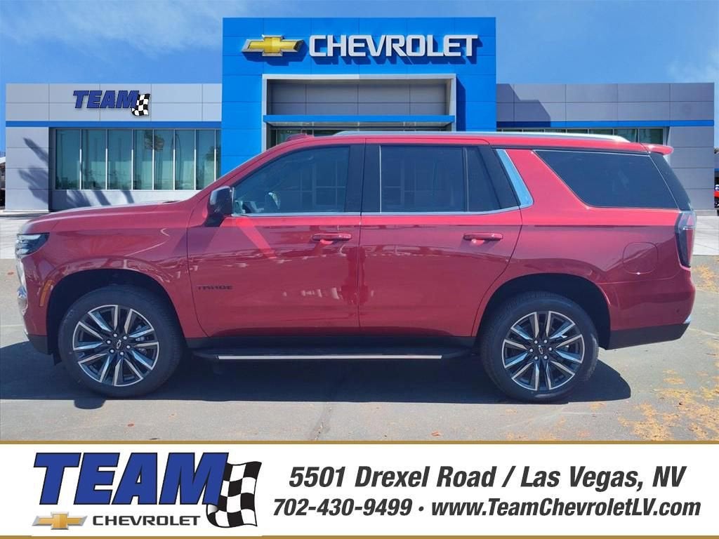 2026 Chevrolet Tahoe LS in Radiant Red Tintcoat — front three-quarter view