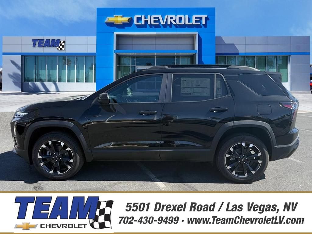 2027 Chevrolet Equinox FWD RS in Mosaic Black Metallic — front three-quarter view
