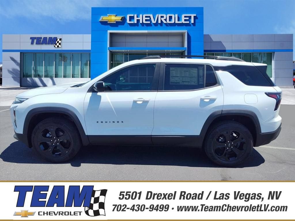 2026 Chevrolet Equinox LT in Summit White — front three-quarter view