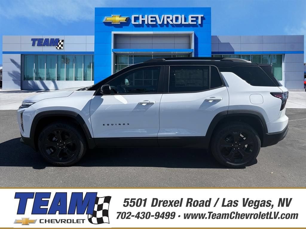 2026 Chevrolet Equinox LT in Summit White — front three-quarter view