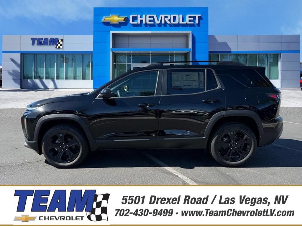 2026 Chevrolet Equinox LT in Mosaic Black Metallic — front three-quarter view
