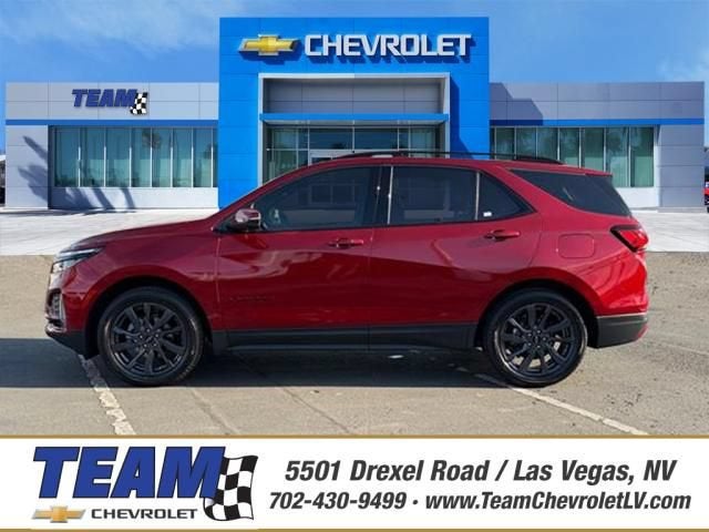 2024 Chevrolet Equinox RS in Radiant Red Tintcoat — front three-quarter view