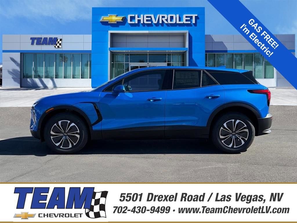 2026 Chevrolet Blazer EV LT in Riptide Blue Metallic — front three-quarter view