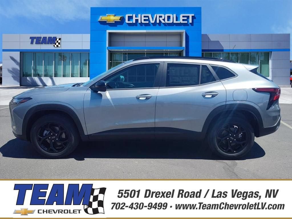 2026 Chevrolet Trax LT in Sterling Gray Metallic — front three-quarter view
